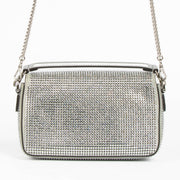 Shop this 100% authentic Fendi Silver Crystal Mini Baguette Bag at Labellov.com