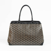 Goyard Black Goyardine Canvas Bellechasse PM Bag