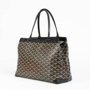 Shop this 100% authentic Goyard Black Goyardine Canvas Bellechasse PM Bag at Labellov.com