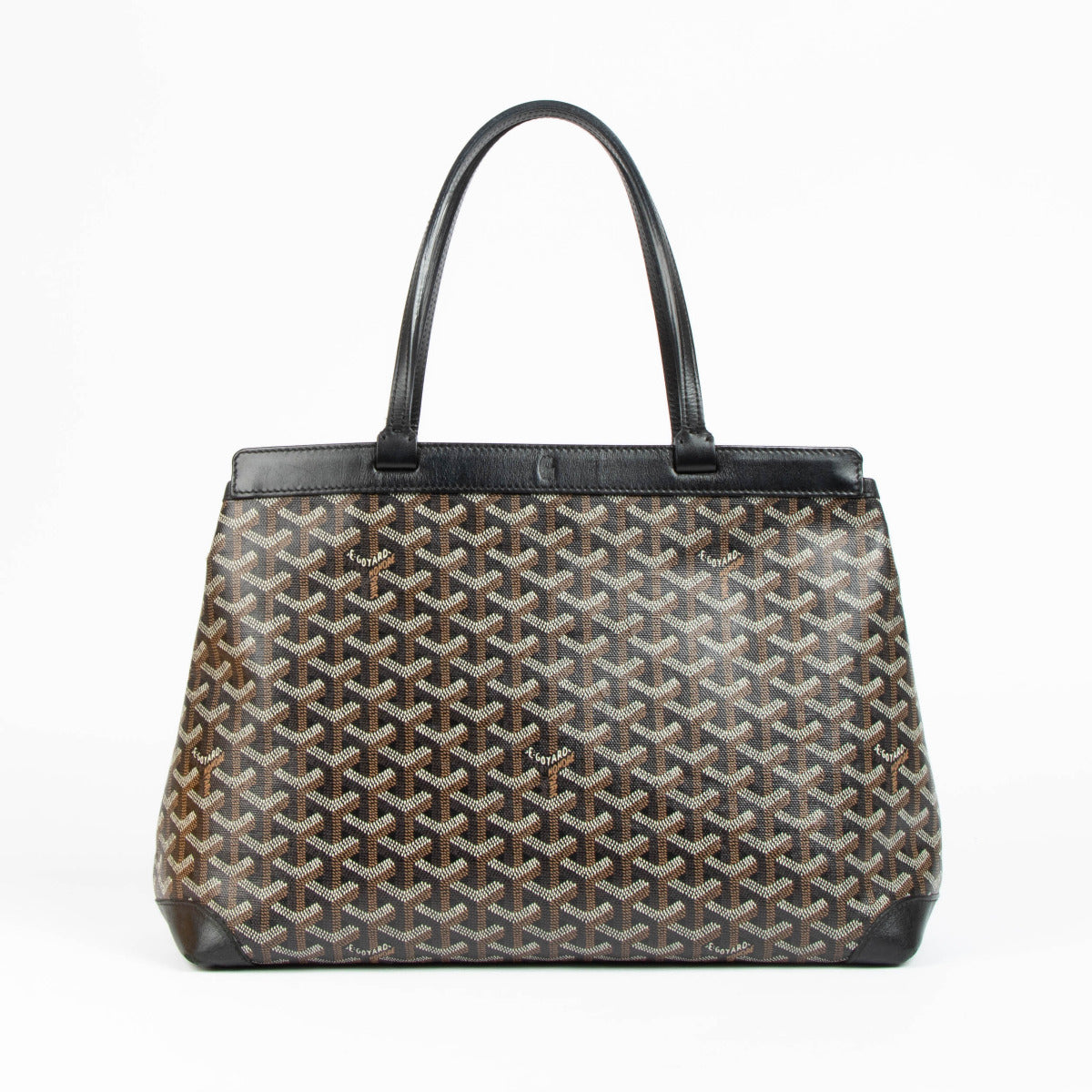 Shop this 100% authentic Goyard Black Goyardine Canvas Bellechasse PM Bag at Labellov.com