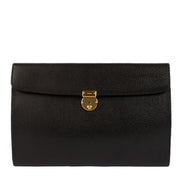 Gucci Black Leather Portfolio Clutch for the best price at Labellov secondhand luxury in Antwerp and Knokke