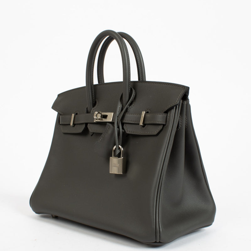 Hermès Birkin 25 Graphite Jonathan PHW