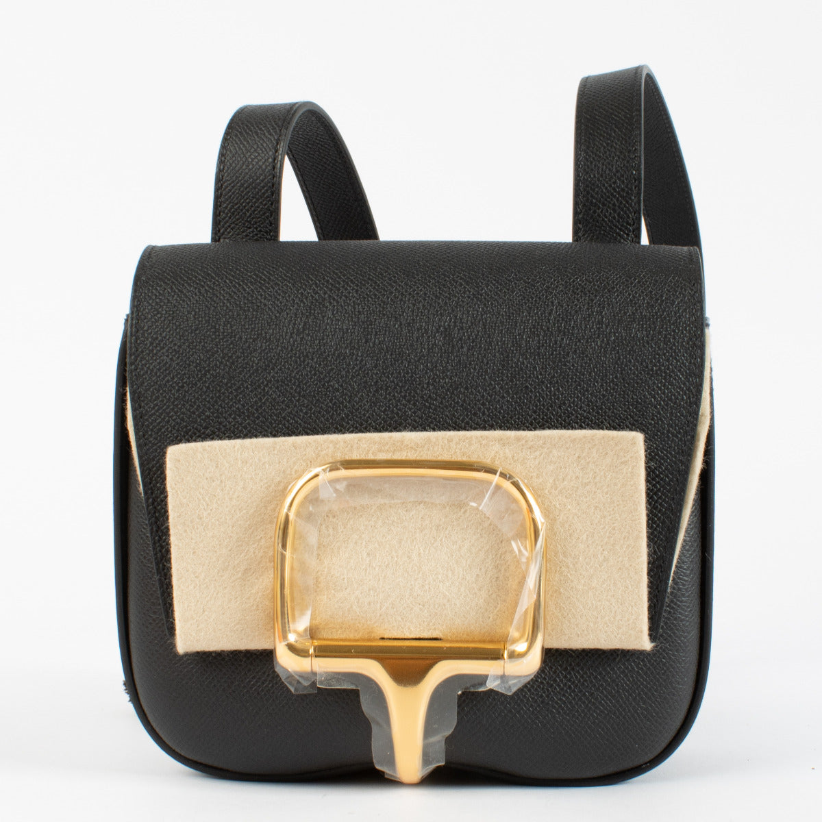Hermès Della Cavalleria Mini Black Epsom GHW