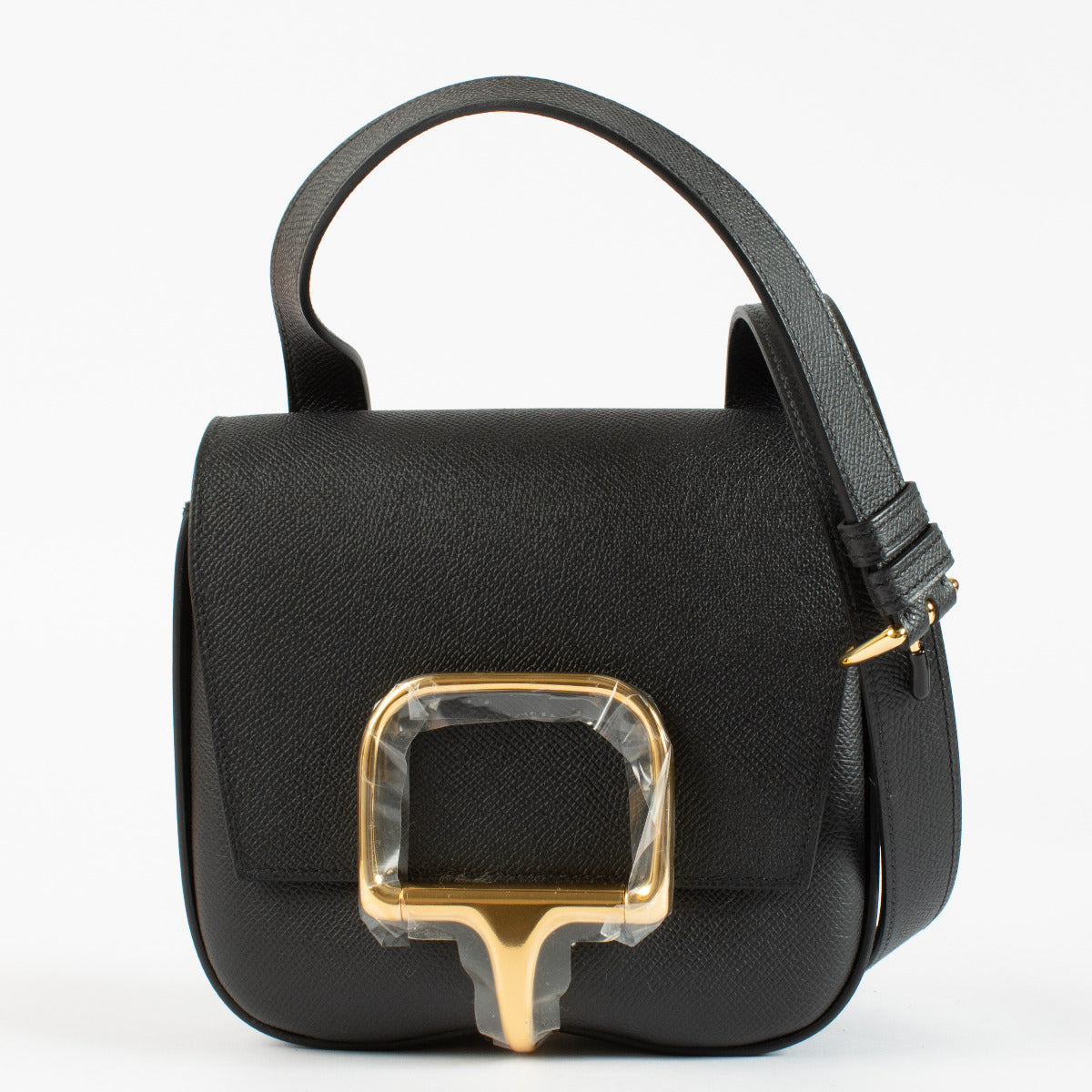 Hermès Della Cavalleria Mini Black Epsom Bag
