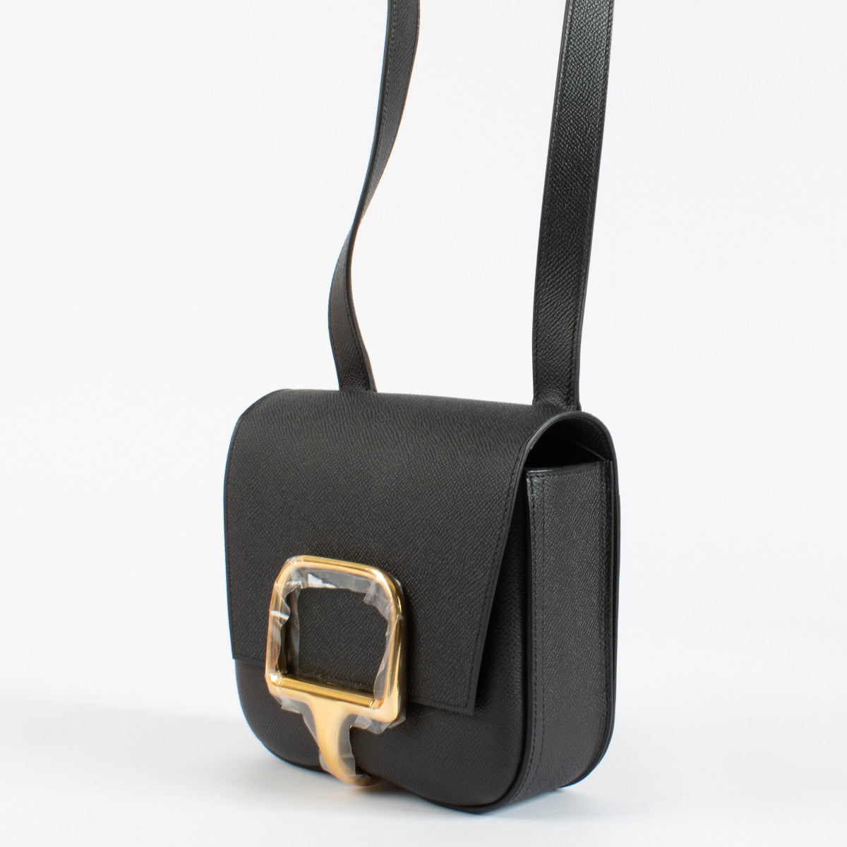 Hermès Della Cavalleria Mini Black Epsom GHW