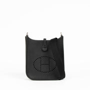 Shop this 100% authentic Hermès Evelyne 16 Black Clemence PHW Bag at Labellov.com