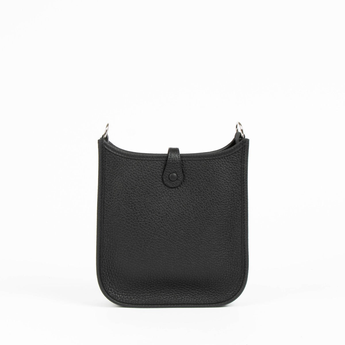 Shop this 100% authentic Hermès Evelyne 16 Black Clemence PHW Bag at Labellov.com