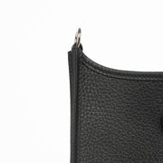 Shop this 100% authentic Hermès Evelyne 16 Black Clemence PHW Bag at Labellov.com