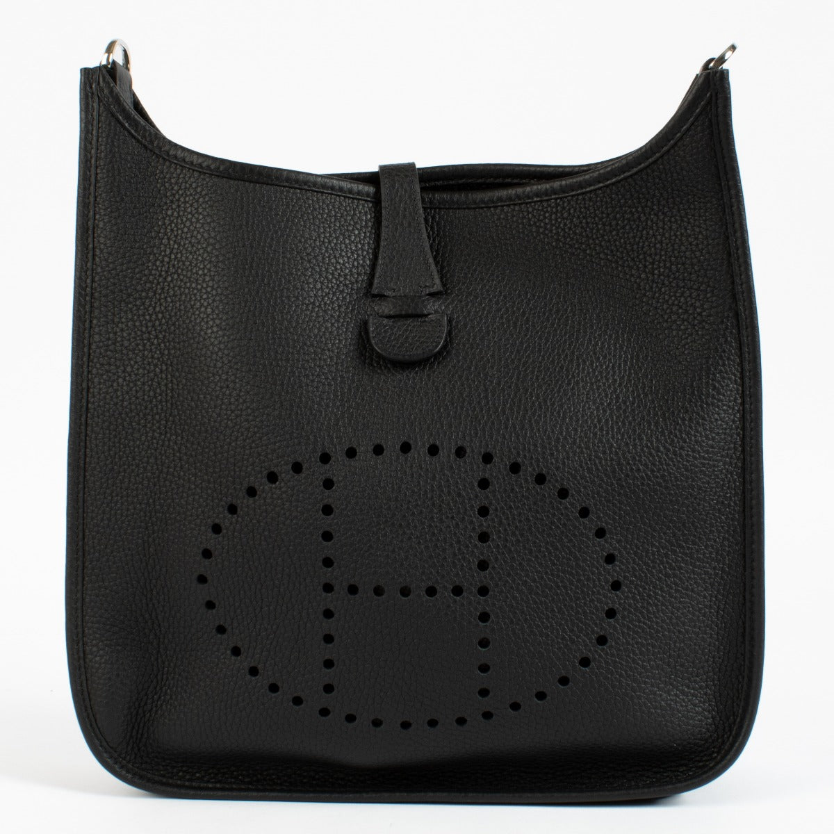 shop 100% authentic second hand Hermès Evelyne III 29 Black Taurillon Clemence PHW