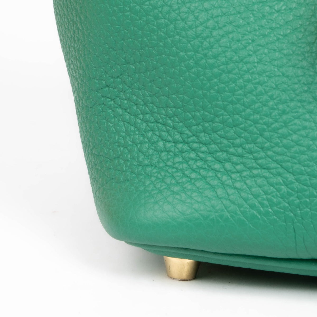 Shop 100% authentic brand new Hermès Vert Vertigo Taurillon Clemence Picotin Lock 18 Bag on Labellov.com