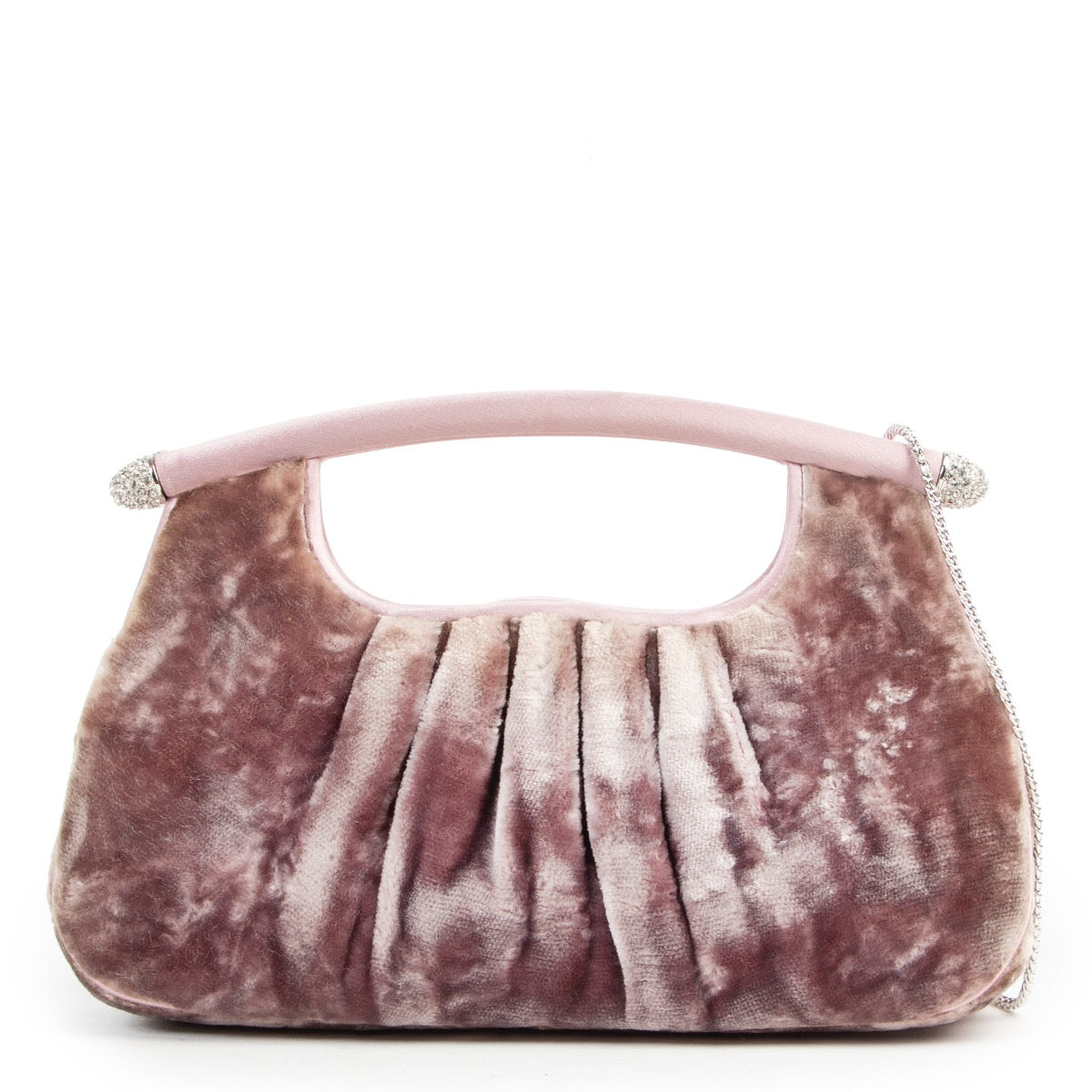 Judith Leiber Velvet Crossbody Clutch