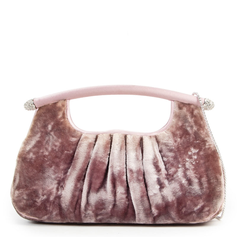 Judith Leiber Velvet Crossbody Clutch