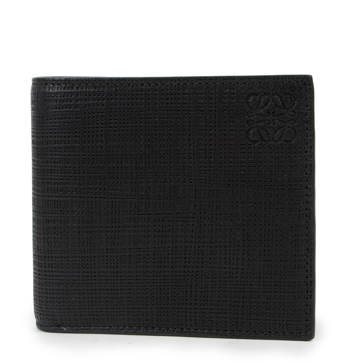 Loewe Black Calfskin Fold Wallet