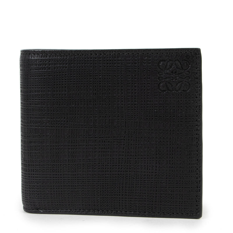 Loewe Black Calfskin Fold Wallet