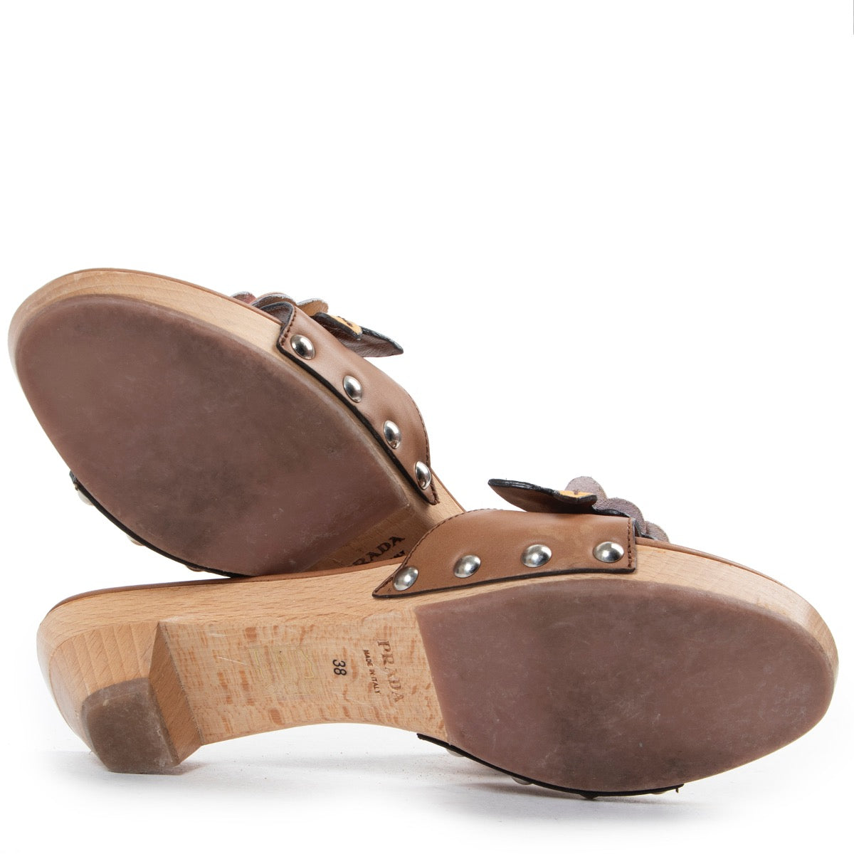 Prada Leren Vissandalen - Maat 38