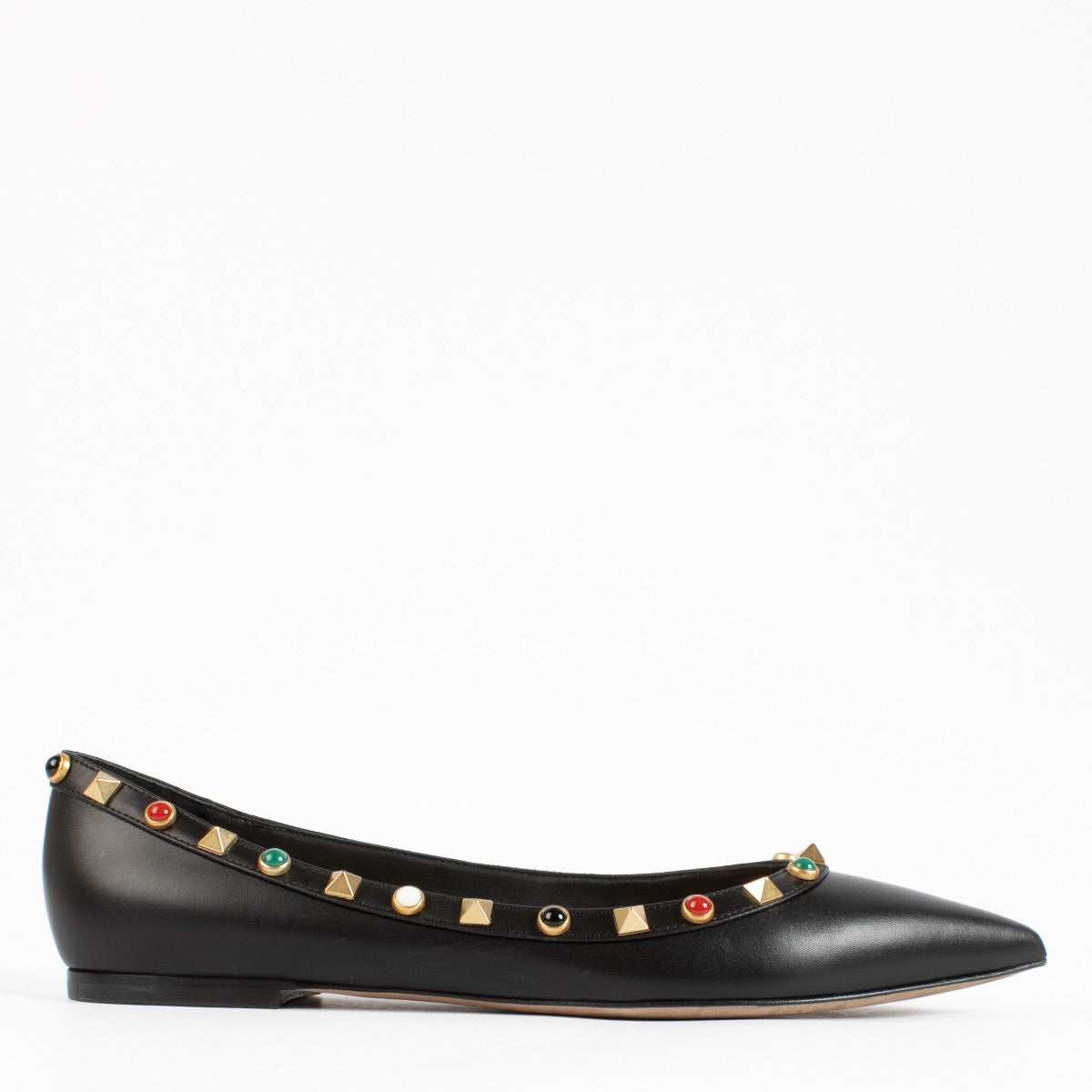 Ballerines cloutées noires Valentino Garavani - taille 38