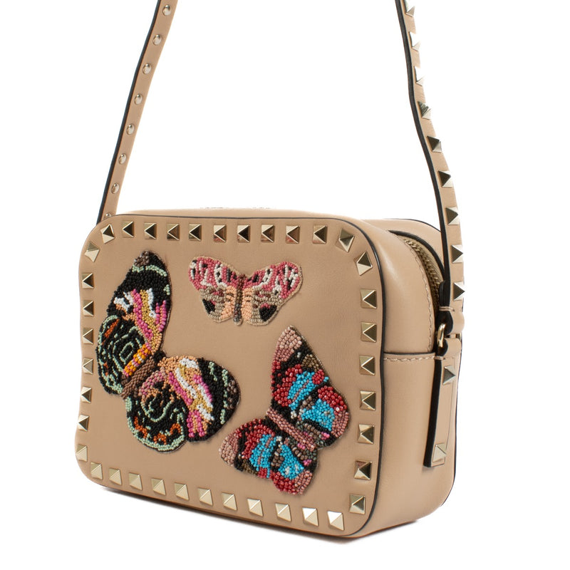 Authentic second hand Valentino Beige Embroidered Rocks on Labellov.com