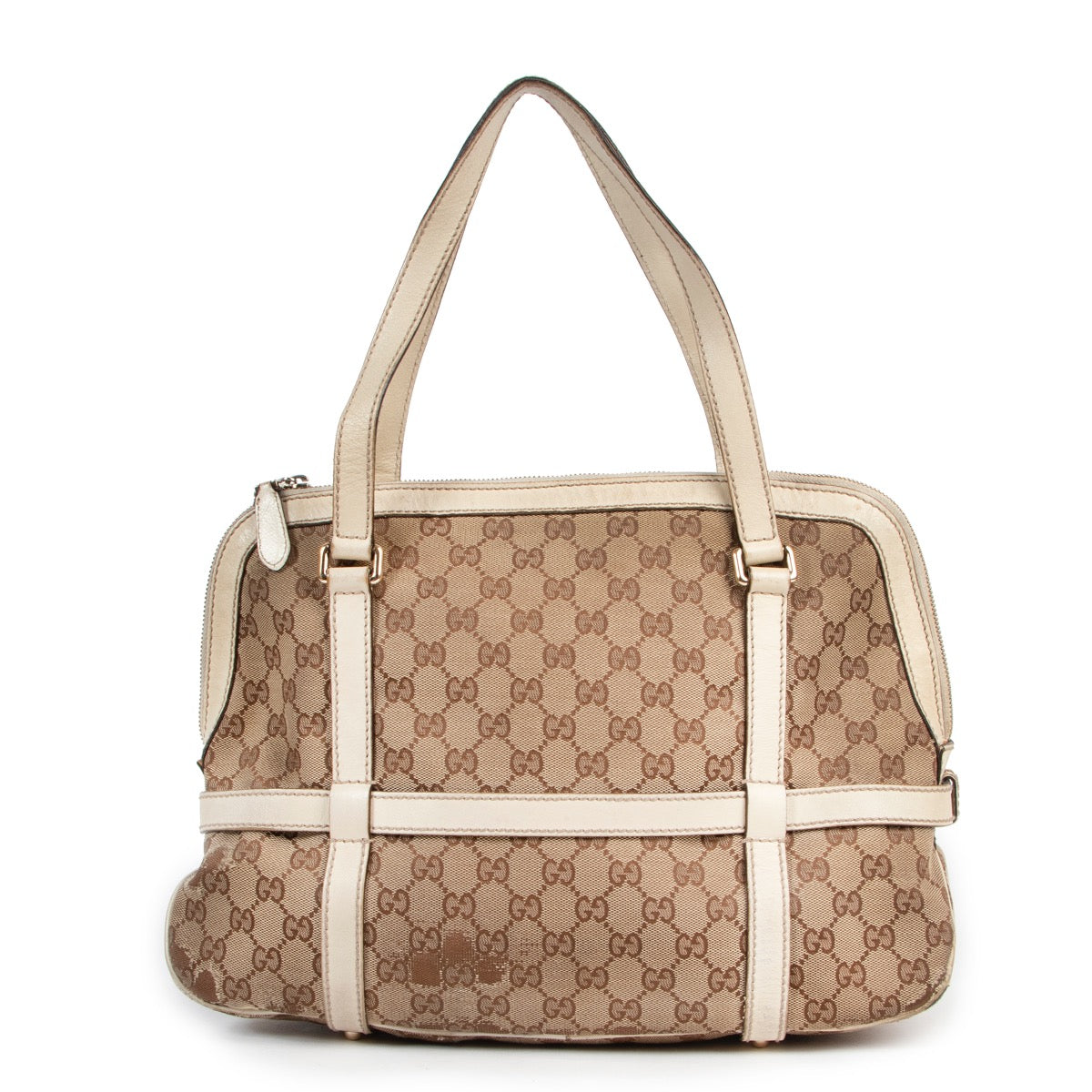 Shop safe online authentic second hand Gucci Monogram Shoulder Bag. Buy online Gucci Monogram Shoulder Bag in a safe way. Shop Gucci Monogram Shoulder Bag online safely.