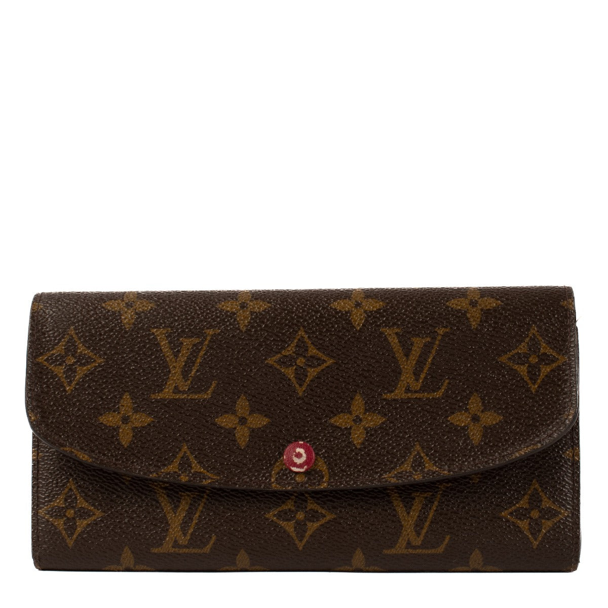 Louis Vuitton Monogram/Fuchsia Emilie Wallet