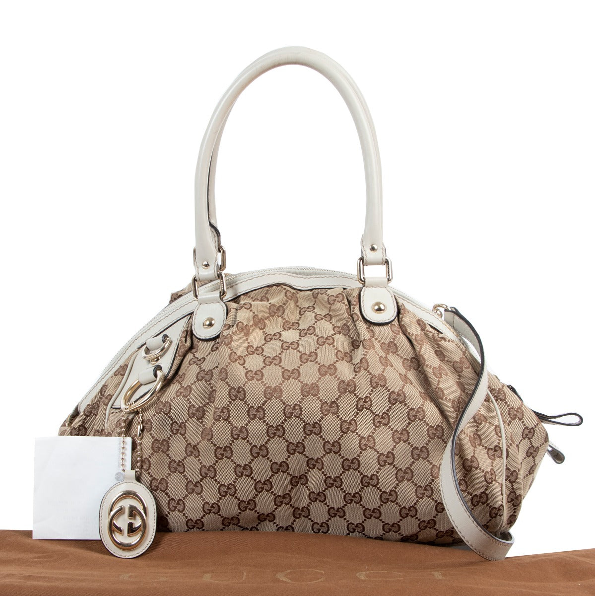 Reliable second hand site for Gucci Sukey Medium Boston Bag With Strap