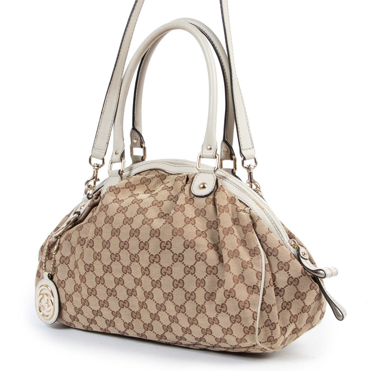 Reliably buy a Gucci Sukey Medium Boston Bag With Strap.