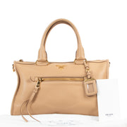 Buy Prada Beige Leather Top Handle Bag in a safe way online