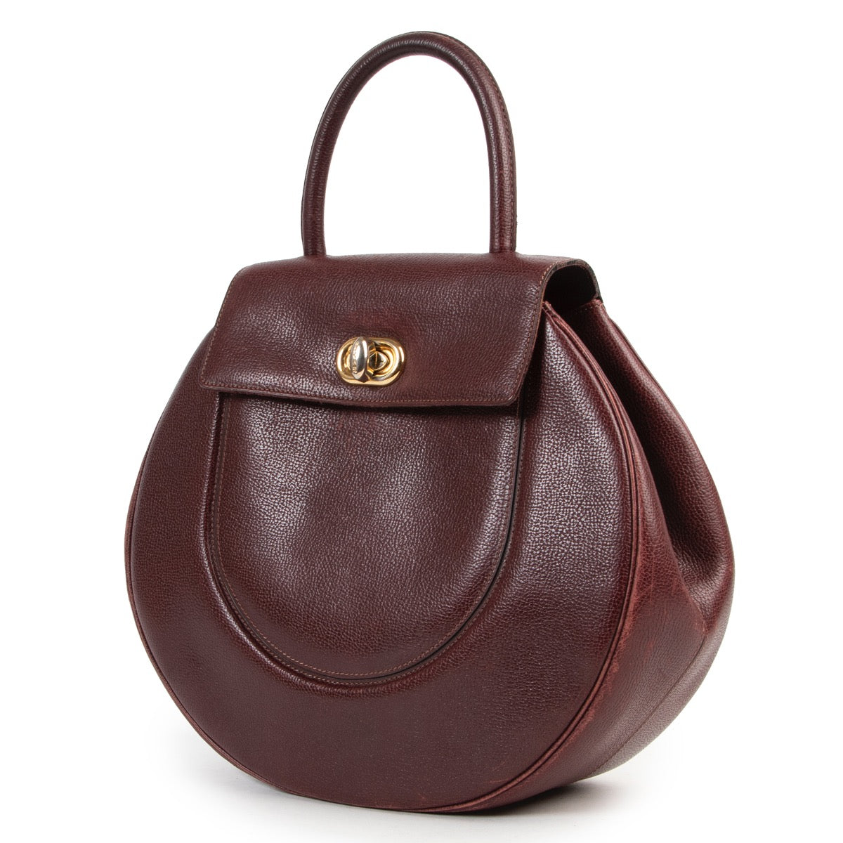 Veilig online kopen van authentiek Delvaux bordeaux extase galop handtas
