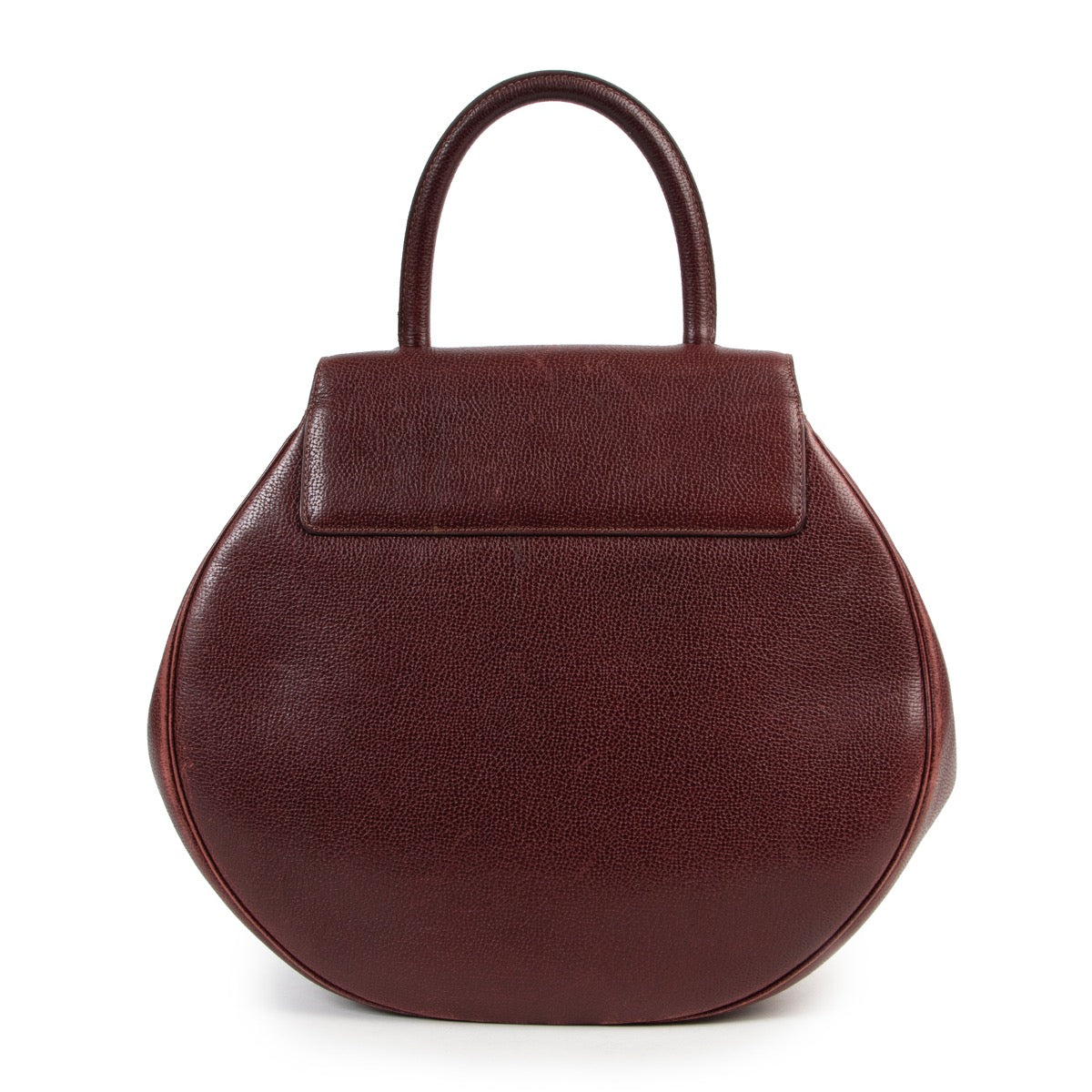 Achetez en ligne second main ce sac Delvaux bordeaux extase galop chez Labellov.com.