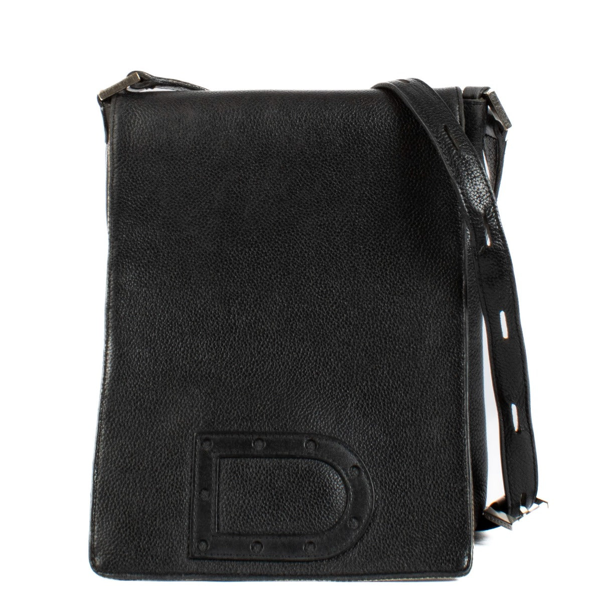 Shop safe online at Labellov in Antwerp, Brussels and Knokke this 100% authentic second hand Delvaux Black Louise Baudrier PM Crossbody Bag