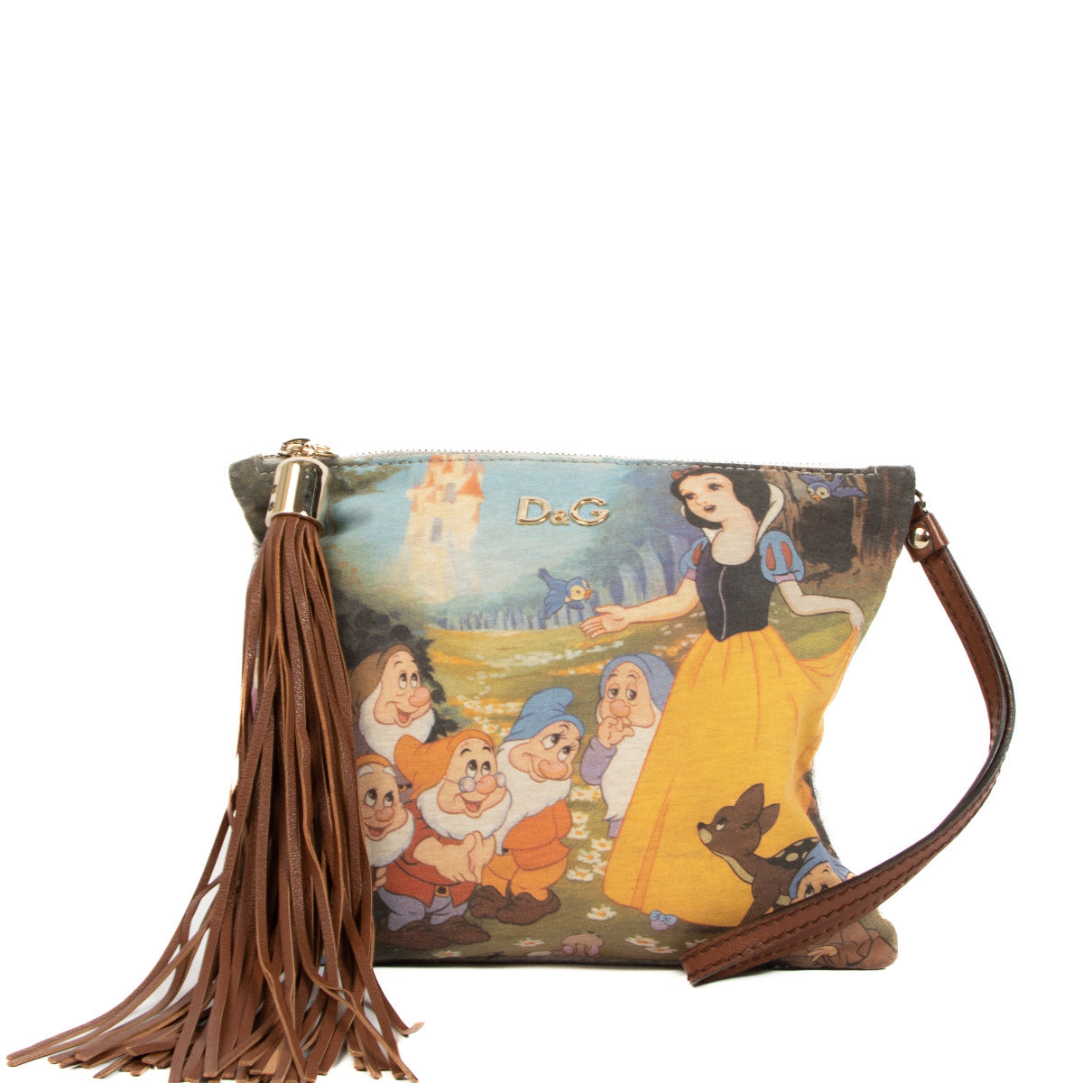 Dolce & Gabbana Sneeuwwitje Clutch met print