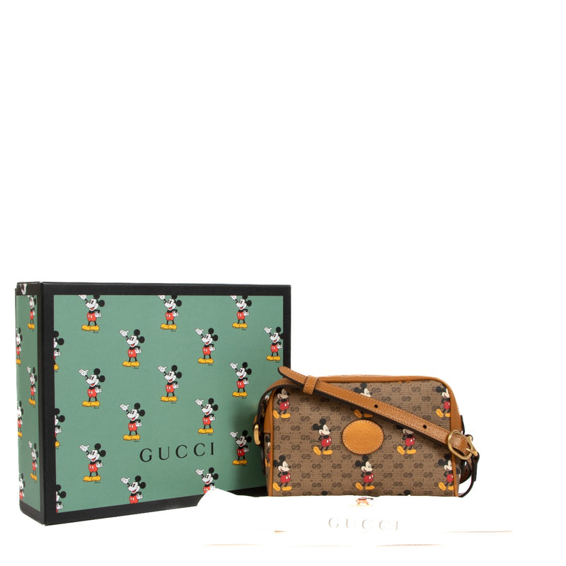 Gucci x Disney Mickey Mouse GG Supreme Mini Camera Bag