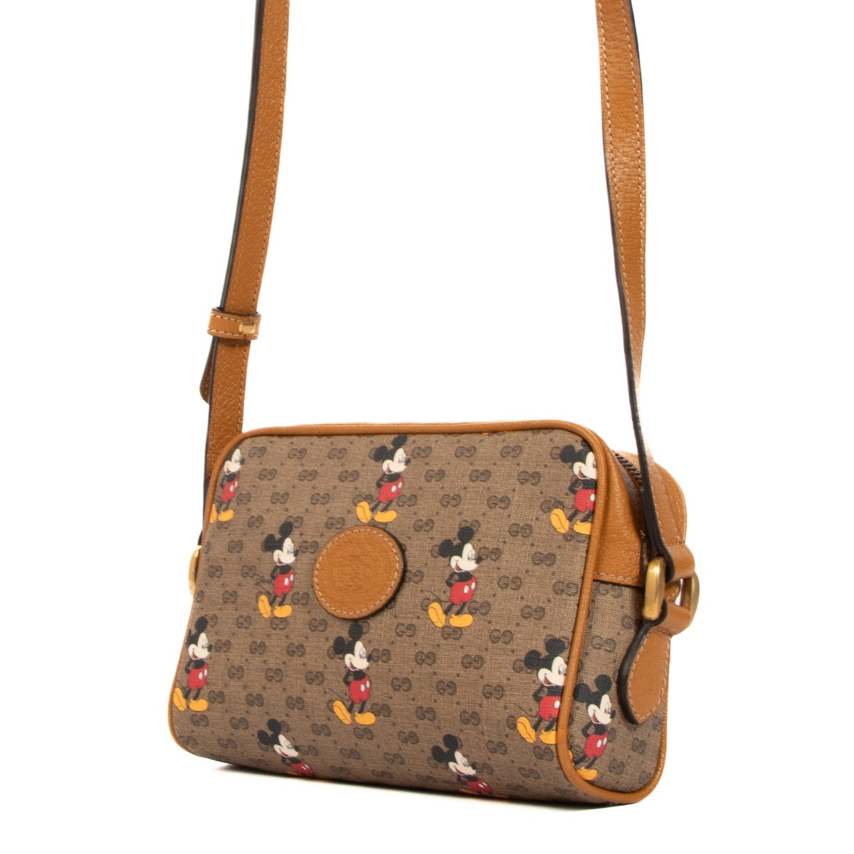 Gucci x Disney Mickey Mouse GG Supreme Mini Cameratas