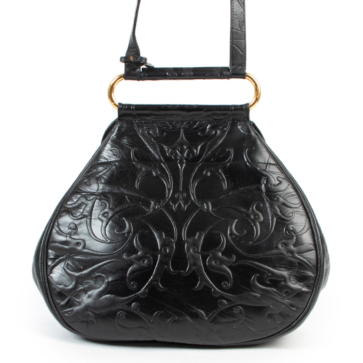 Sac GM Delvaux Cerceau Cordoue Noir
