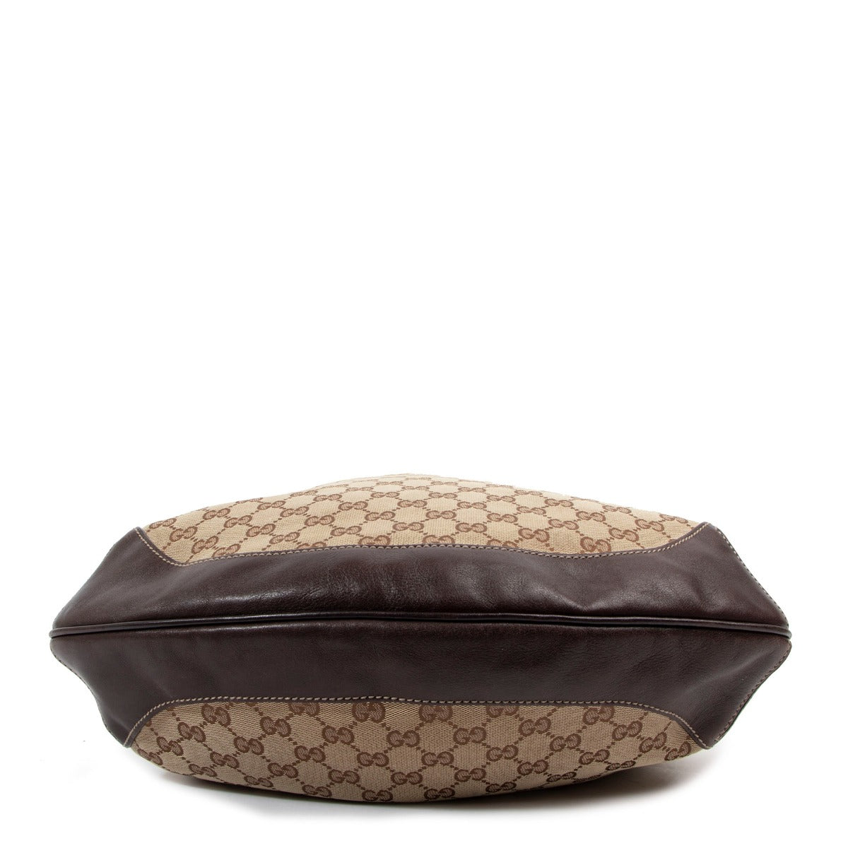 Gucci GG Canvas Peggy Medium Bamboo Top Handle Bag