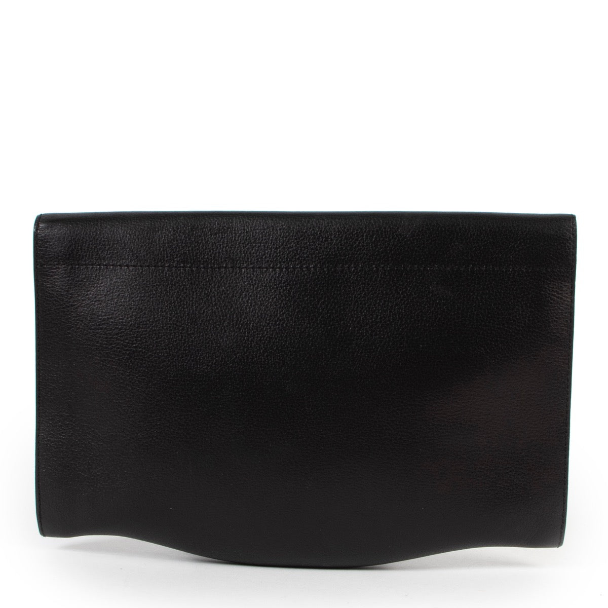 Veilig online kopen van authentieke Delvaux zwarte clutch bij Labellov.Com