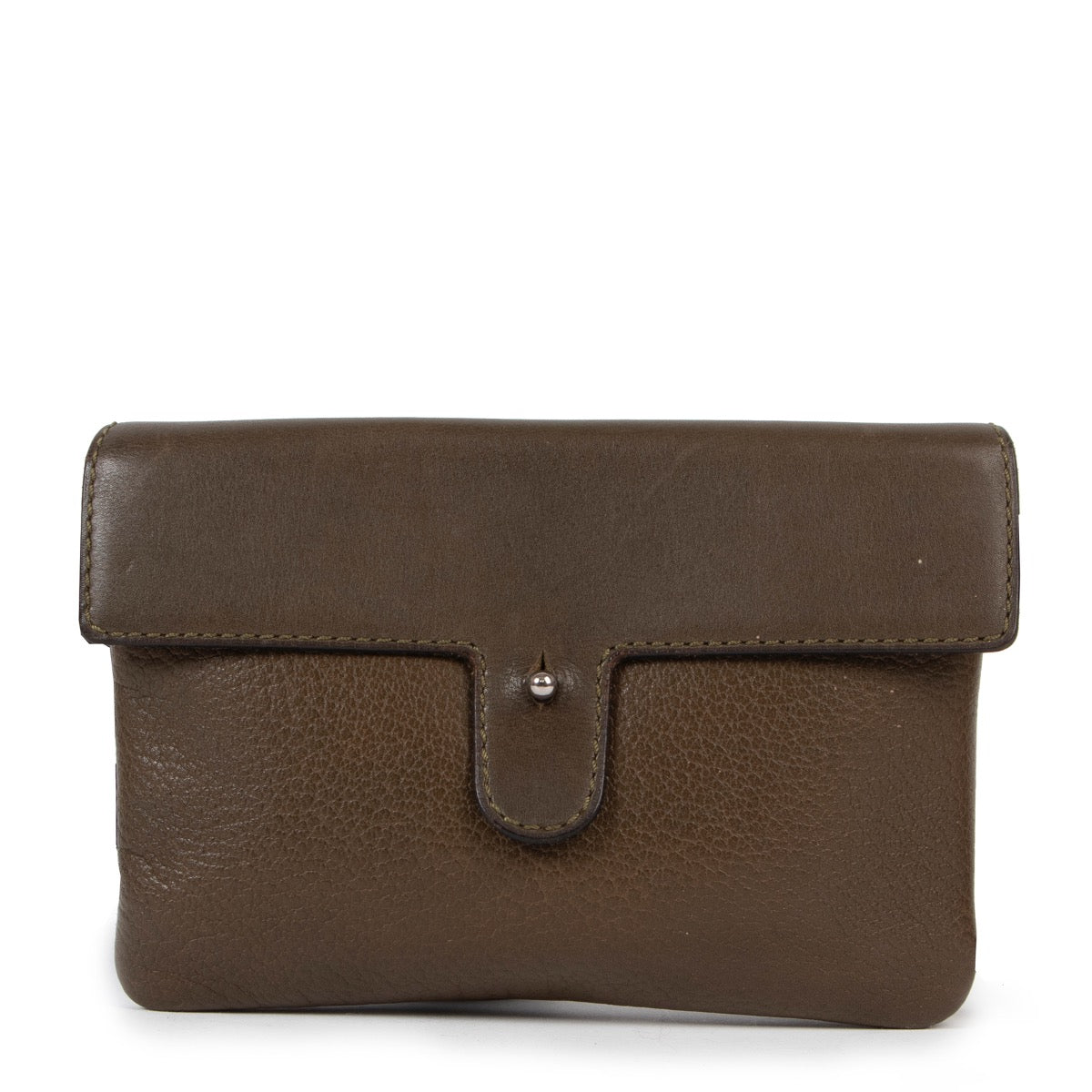 Veilig online kopen van authentieke Delvaux groene handtas bij Labellov.Com.