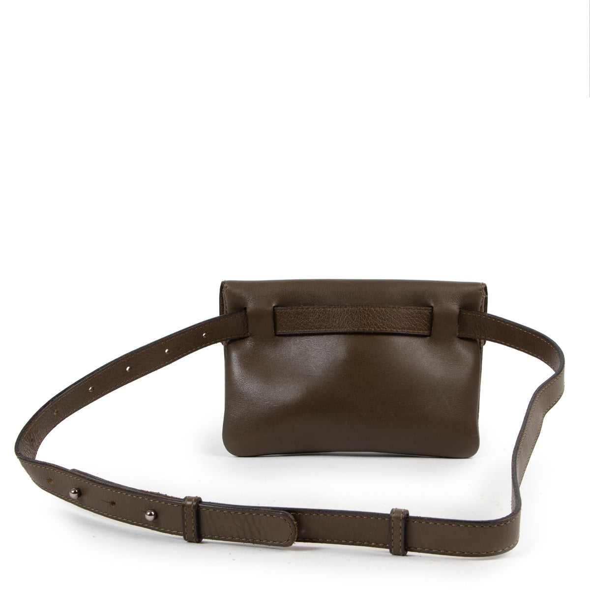 Veilig online kopen van authentieke Delvaux groene handtas bij Labellov.Com.