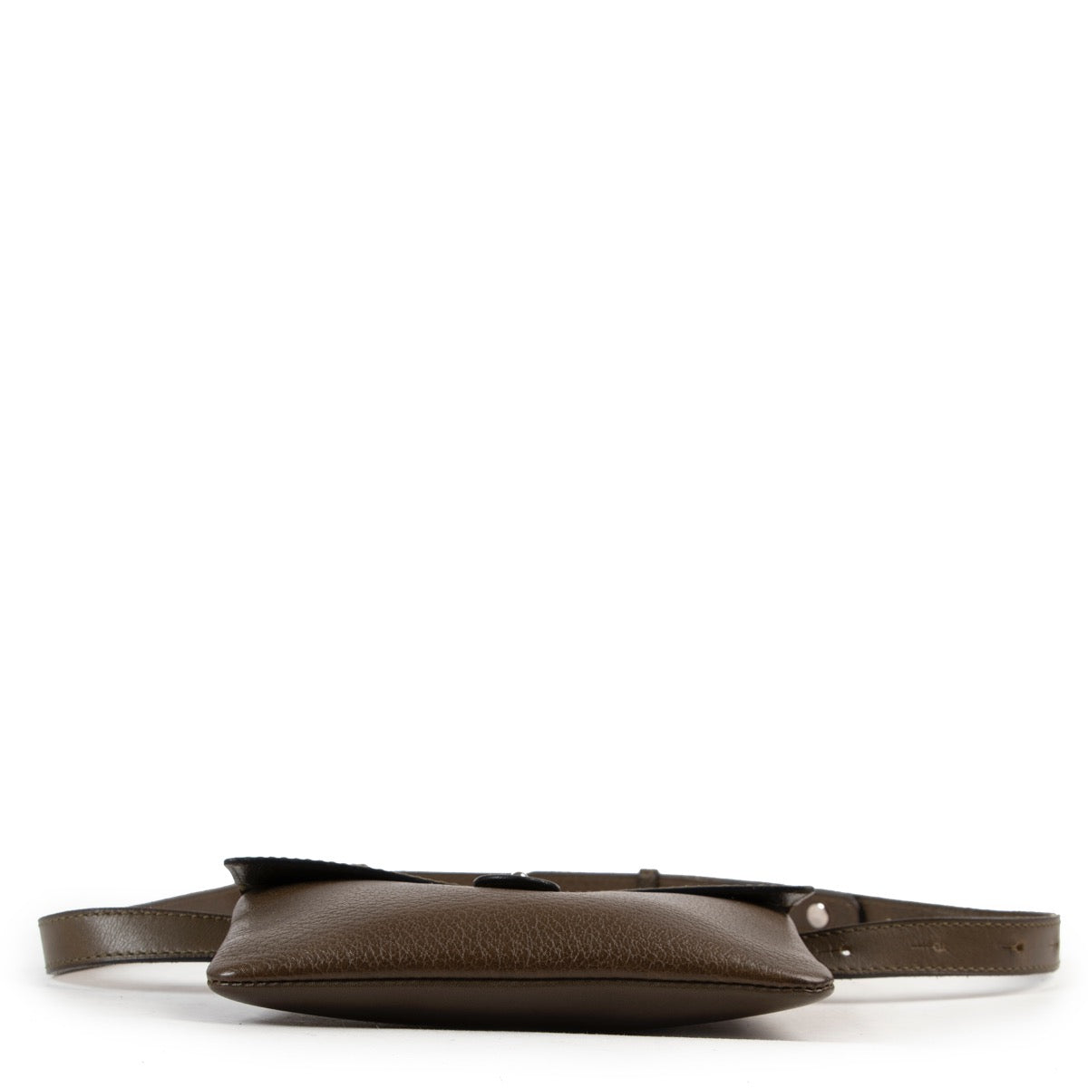 Shop safe online authentic Delvaux Dark Green Belt Bag at Labellov.com.