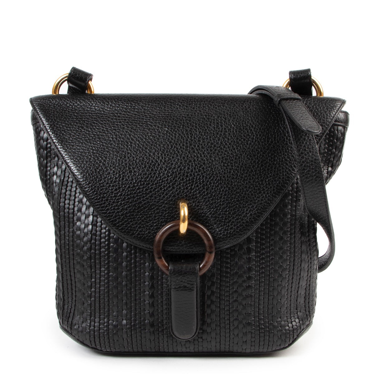Shop safe online authentic second hand Delvaux Black Crossbody Bag. Buy Delvaux Black Crossbody Bag online safely. Shop online Delvaux Black Crossbody Bag in a safe way.