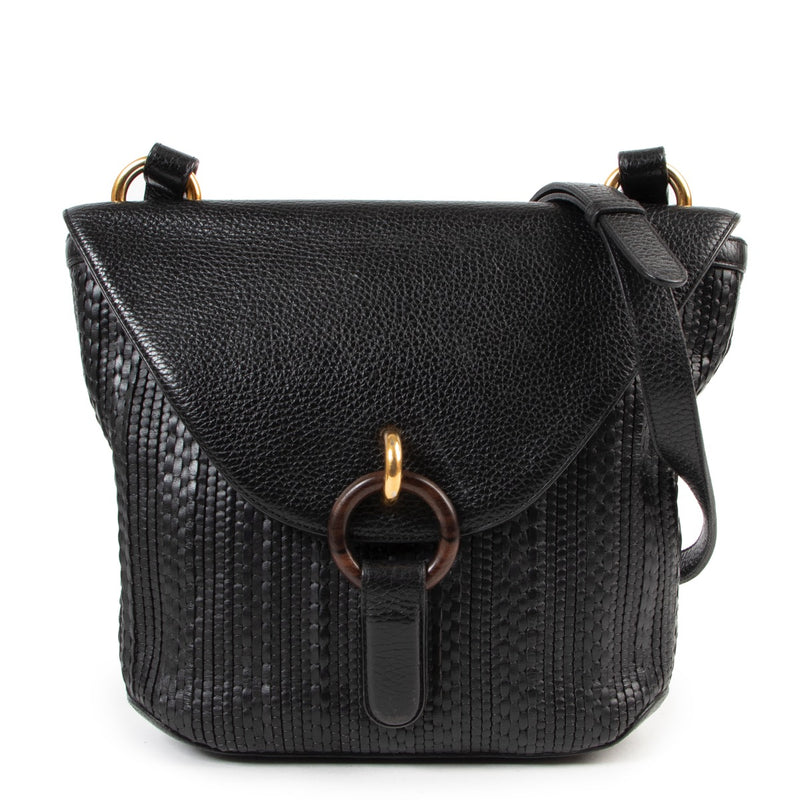 Shop safe online authentic second hand Delvaux Black Crossbody Bag. Buy Delvaux Black Crossbody Bag online safely. Shop online Delvaux Black Crossbody Bag in a safe way.