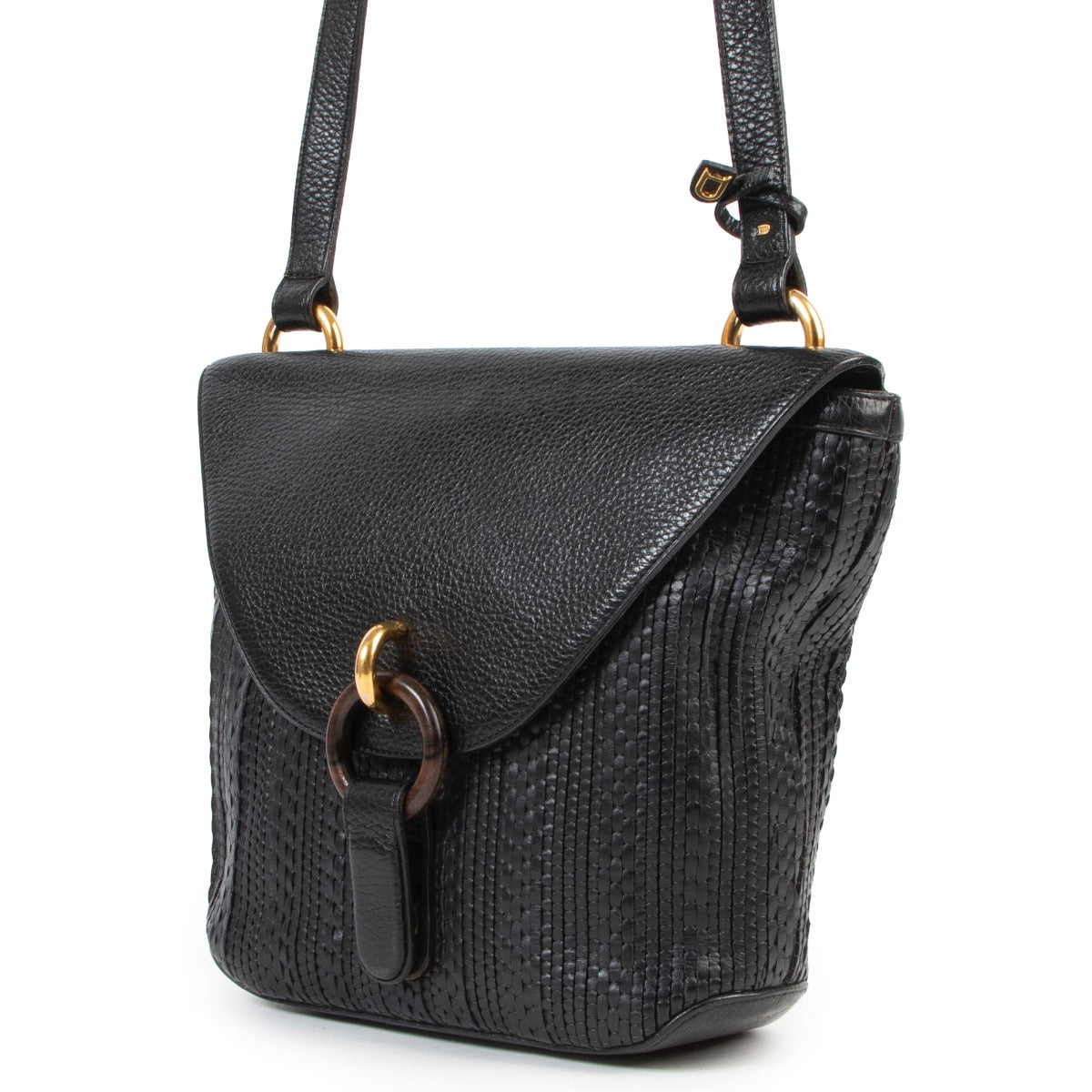 Shop safe online authentic second hand Delvaux Black Crossbody Bag. Buy Delvaux Black Crossbody Bag online safely. Shop online Delvaux Black Crossbody Bag in a safe way.
