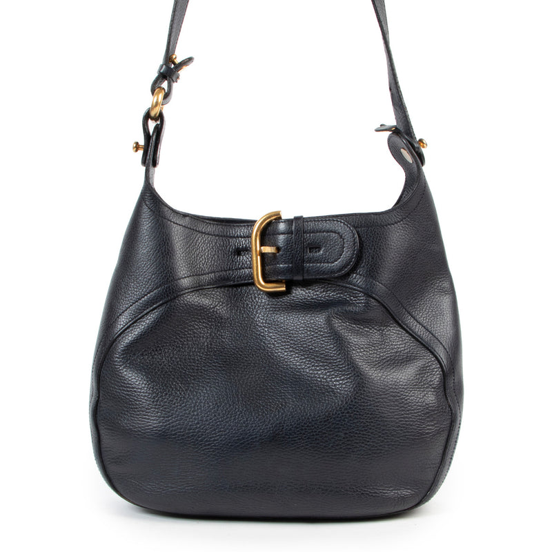 Delvaux Blue Leather Crossbody Bag kopen en verkopen aan de beste prijs bij Labellov