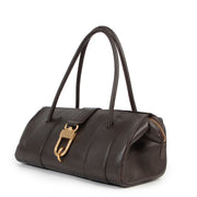 Achetez en ligne second main ce sac Delvaux en cuir brune chez labellov.Com.