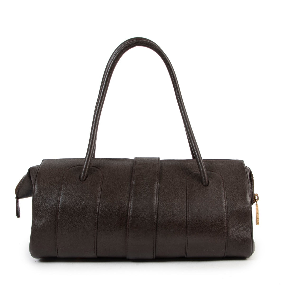 Achetez en ligne second main ce sac Delvaux en cuir brune chez labellov.Com.