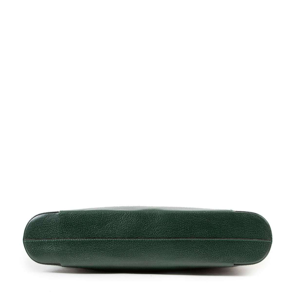 Delvaux Green Leather Shoulder Bag