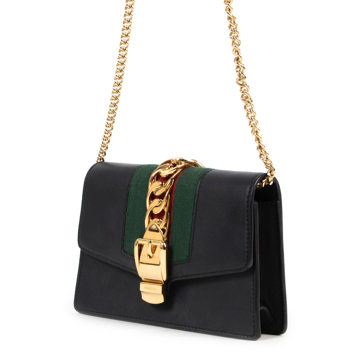 Sylvie blauwleren mini crossbodytas