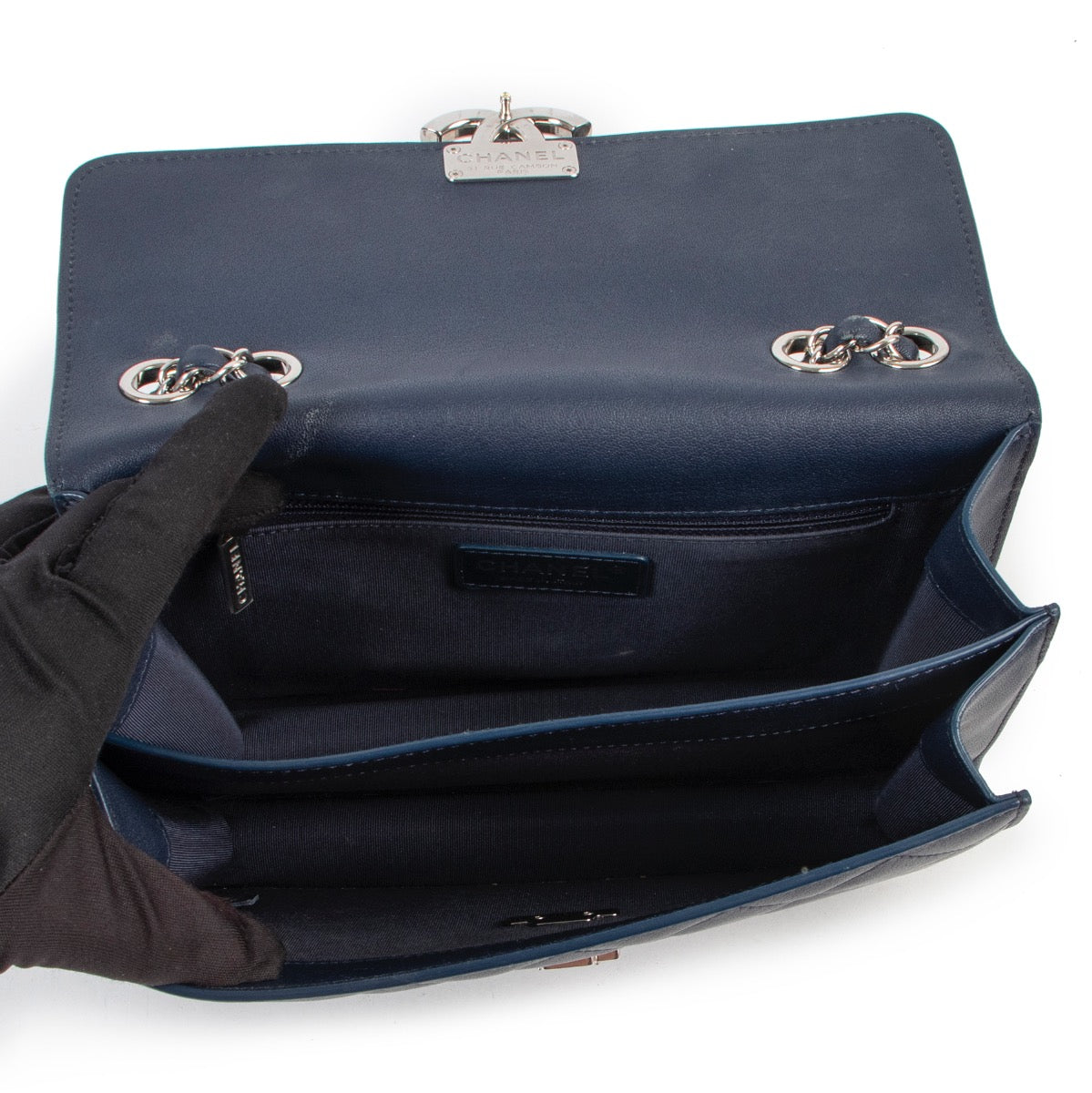 Chanel Dark Blue Mini Urban Companion Flap Bag