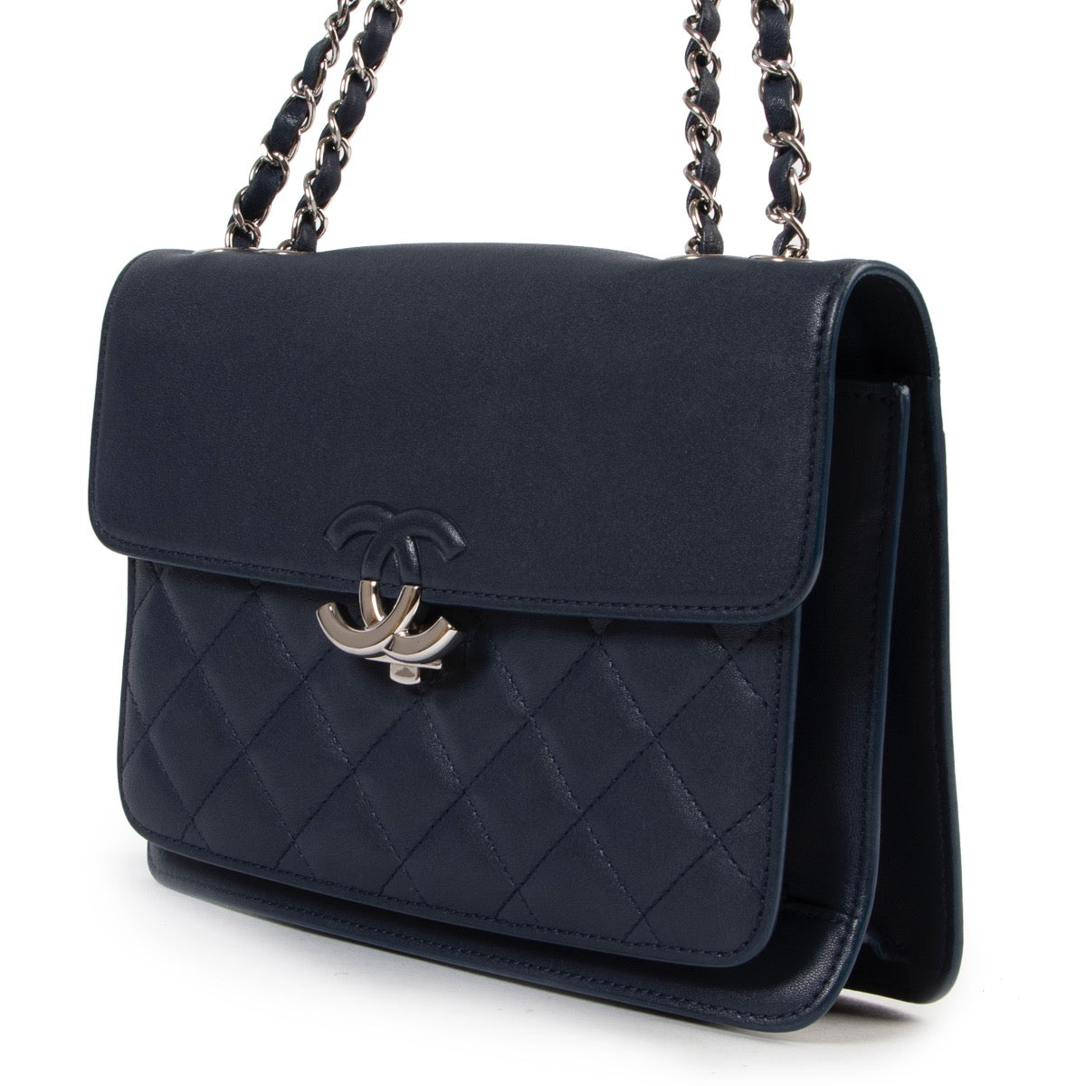 Chanel Dark Blue Mini Urban Companion Flap Bag