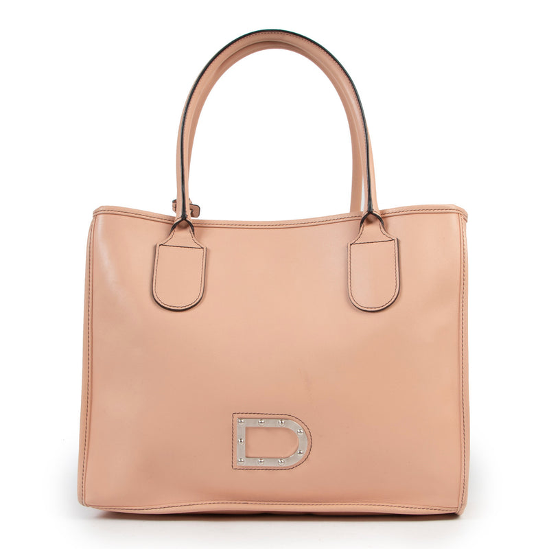 Delvaux roze schoudertas