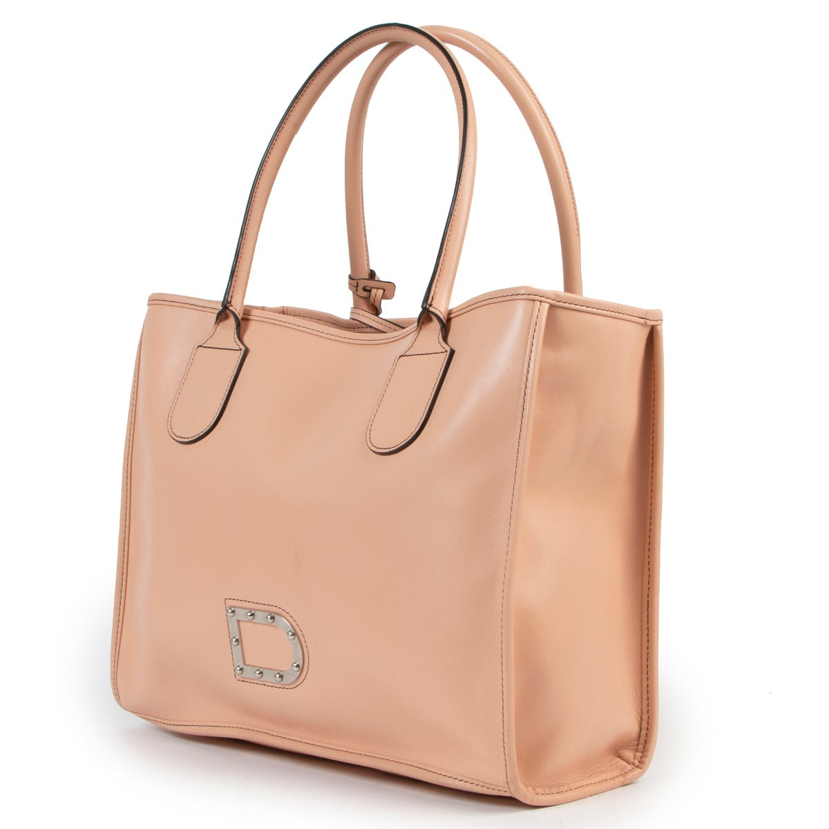 Delvaux roze schoudertas